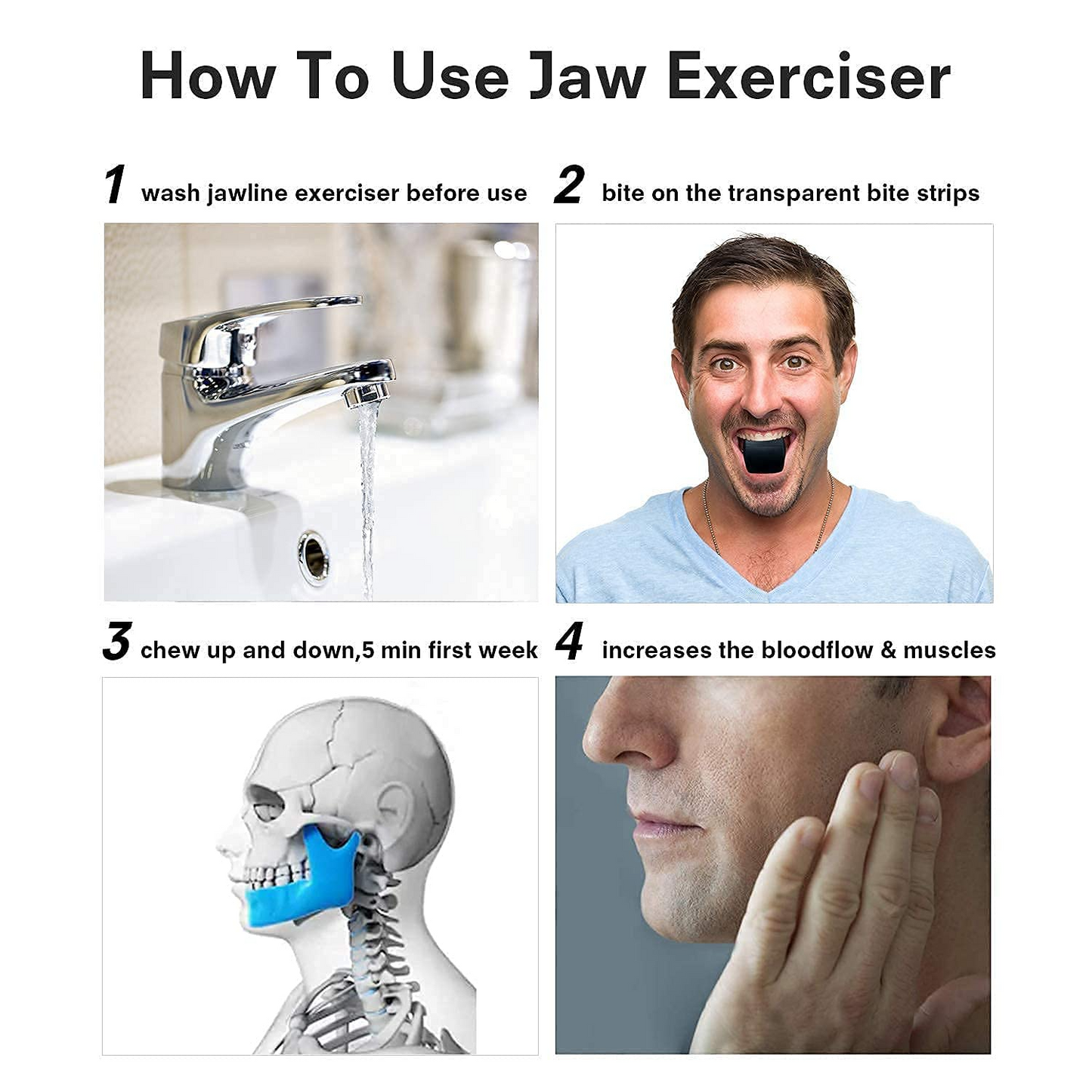 Jawline Exerciser - Mouth Exercise Equipment